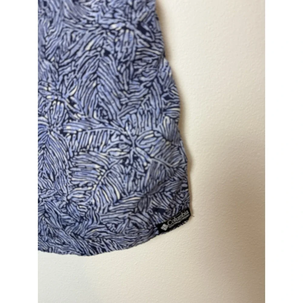 Columbia Size XL Womens Blue Belted‎ Buckle Pockets Activewear Outdoor Shorts